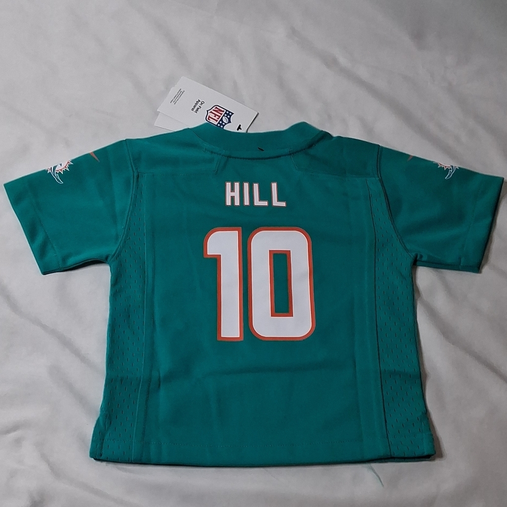 Nike Kids Miami Dolphins #10 Teal Football Jersey - Picture 2 of 3